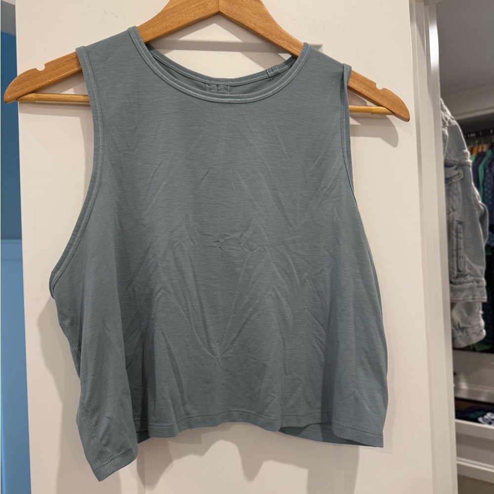 Lululemon Athletica Blue Crop Top